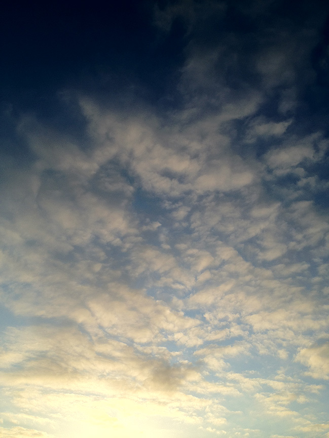 take a look up at the sky