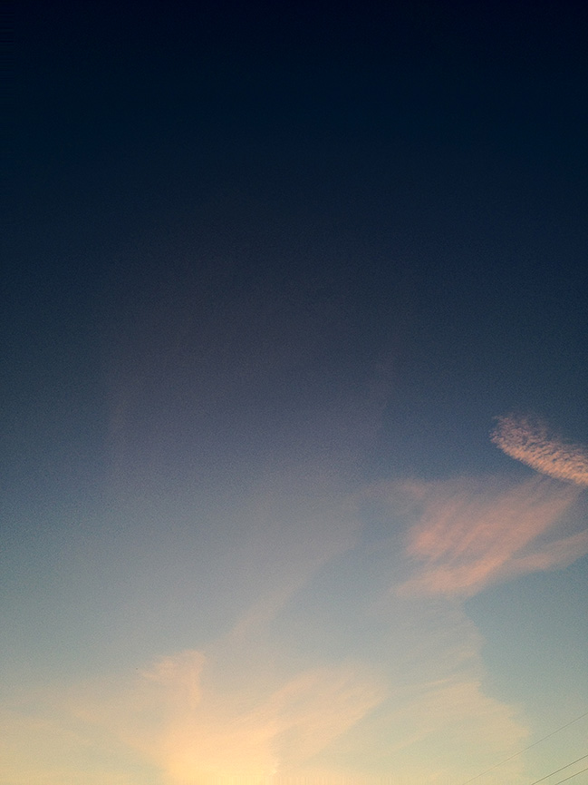 take a look up at the sky