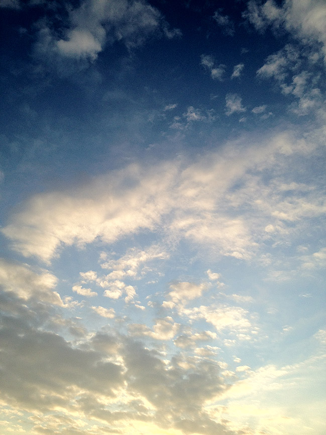 take a look up at the sky